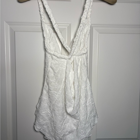 Free People White Textured Tank Top - Picture 4 of 7